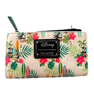 Loungefly Disney Hawaiian Mickey Mouse Floral Wallet